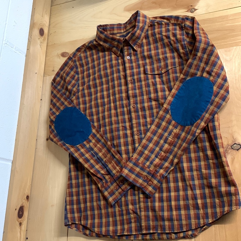 🔵United by Blue Mens Flannel Button Down🔵